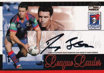 2005 Select Power - Signature Cards #LLS1 Danny Buderus Front
